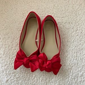 Janie & Jack Satin Bow Ballet Flat